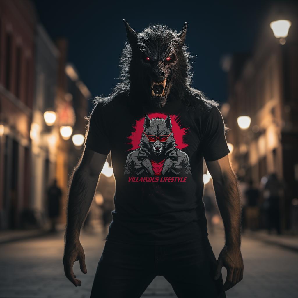 Villainous Lifestyle Werewolf Unisex Retail Fit T-Shirt