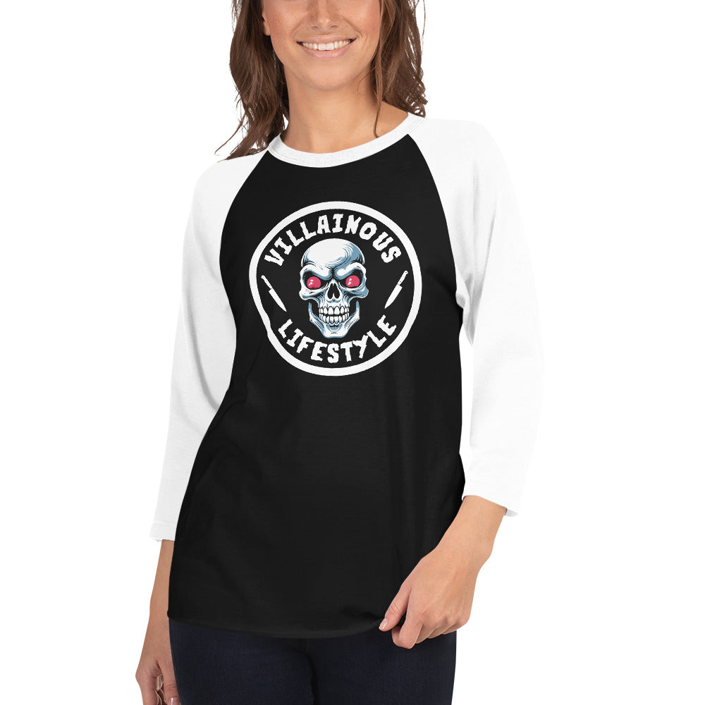 Villainous Lifestyle 3/4 sleeve raglan shirt