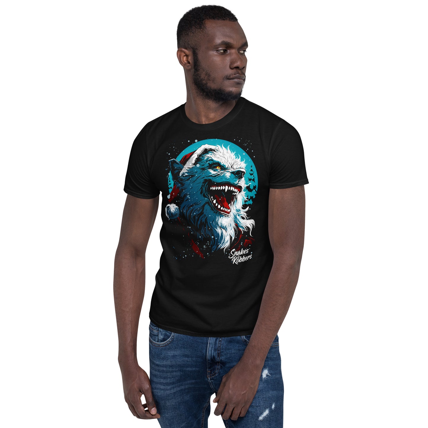 Festive Werewolf Gildan Softstyle Unisex T-Shirt