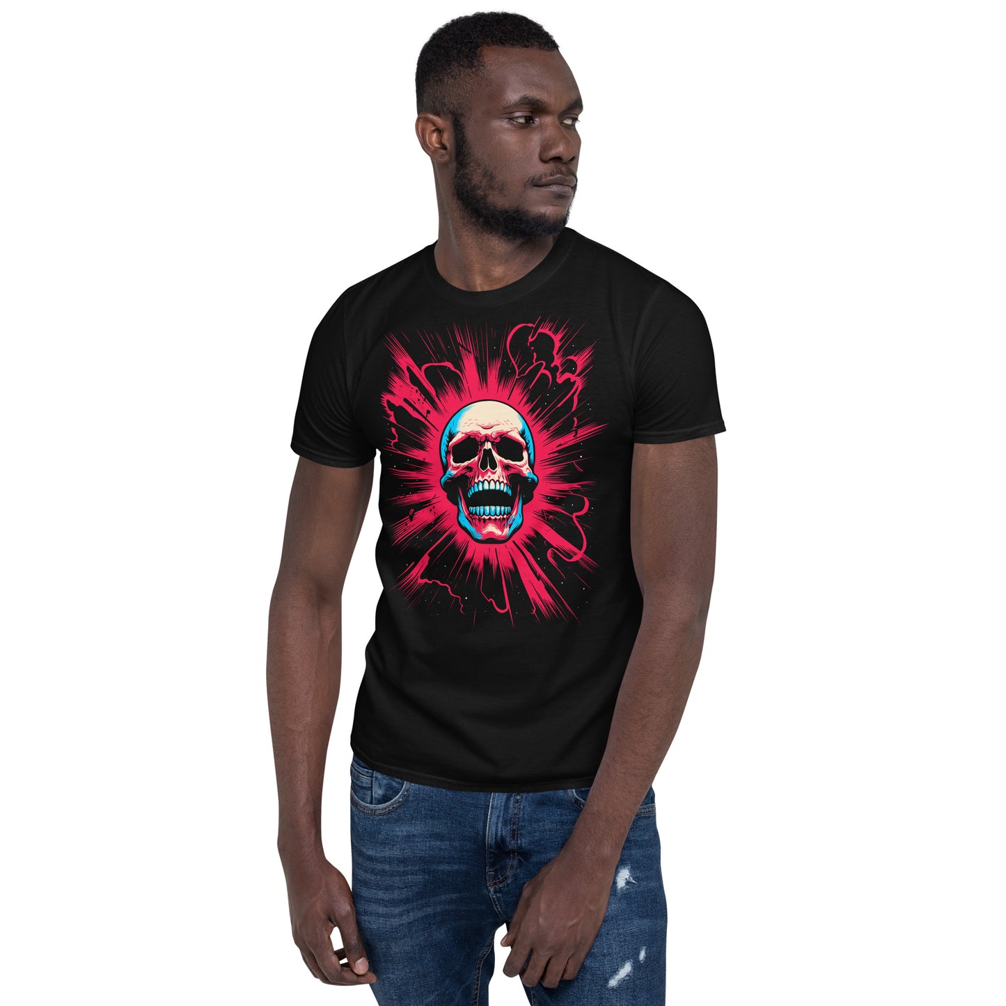 Cosmic Skull Gildan Softstyle Unisex T-Shirt