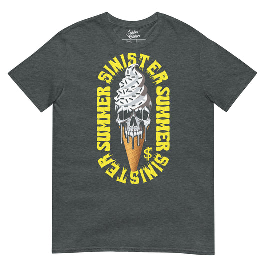 Sinister Summer Skull Ice-cream Gildan Softstyle Unisex T-Shirt