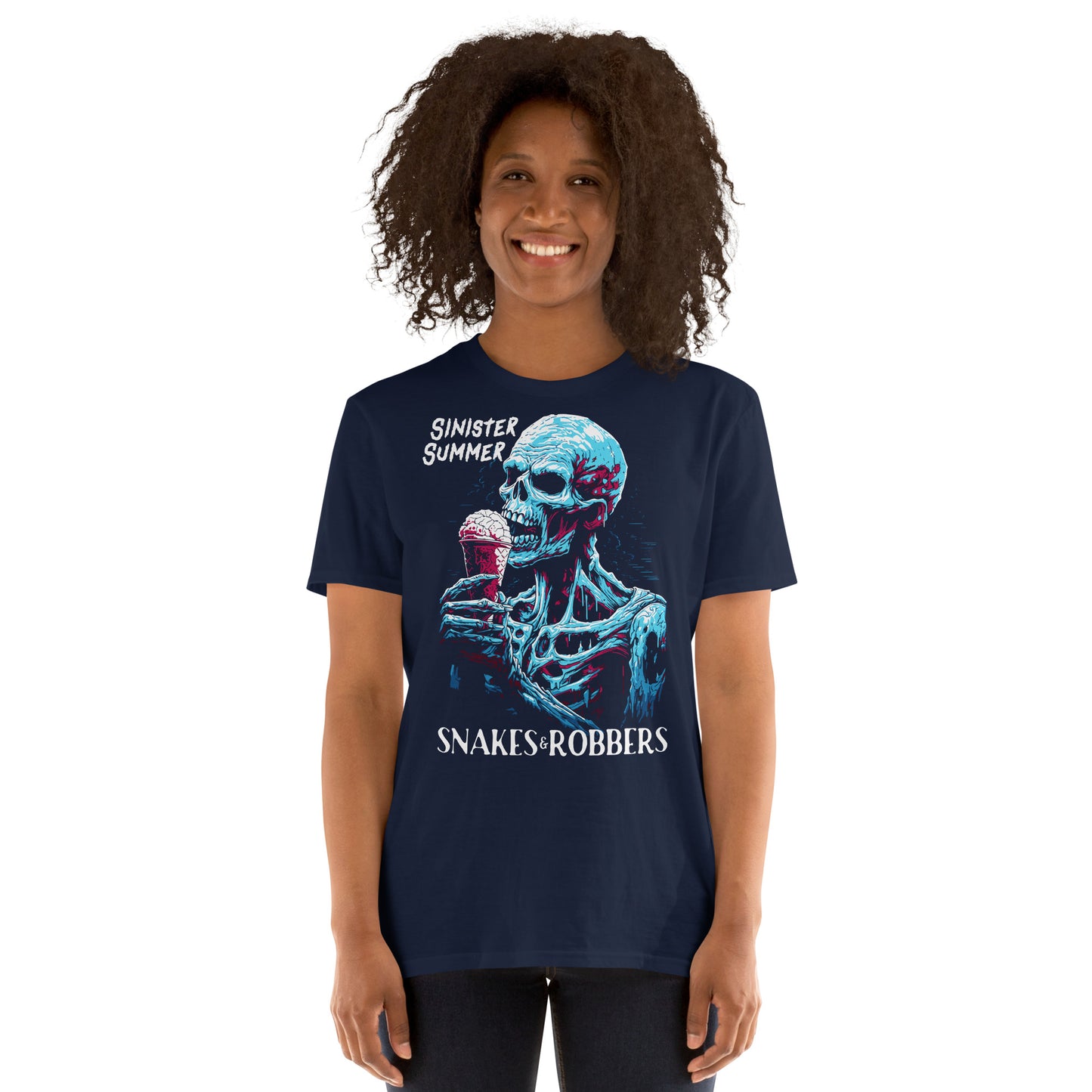 Sinister Summer Zombie Gildan Softstyle Unisex T-Shirt