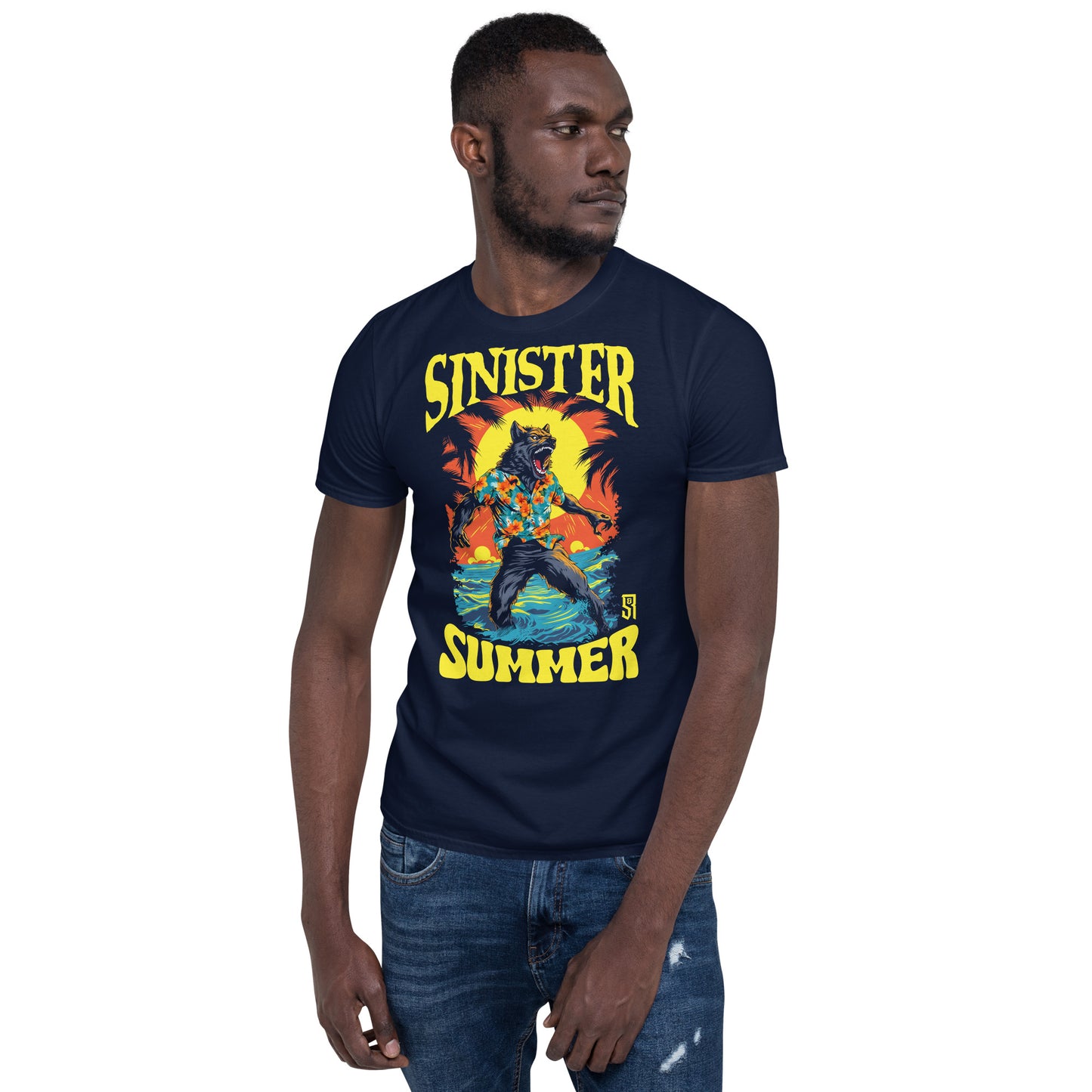 Sinister Summer Werewolf Gildan Softstyle Unisex T-Shirt