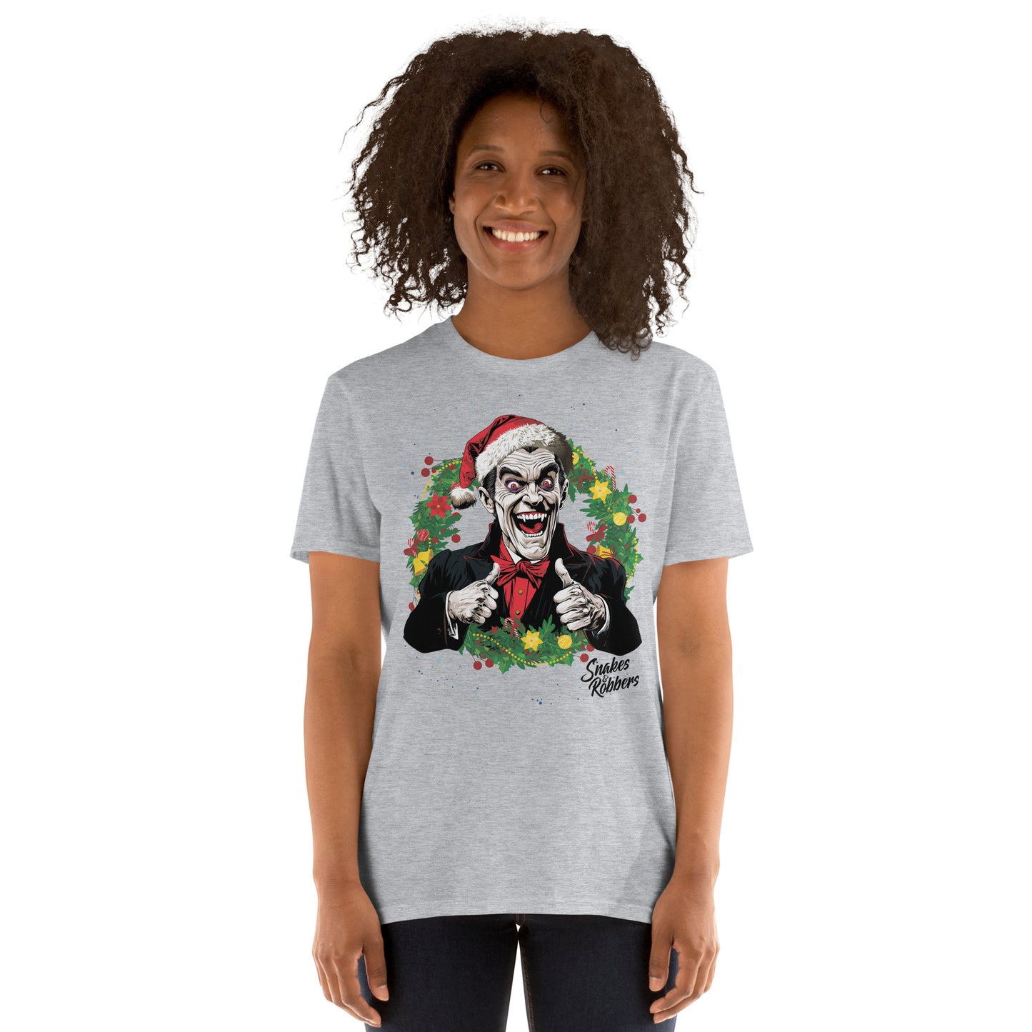 Festive Dracula Gildan Softstyle Unisex T-Shirt