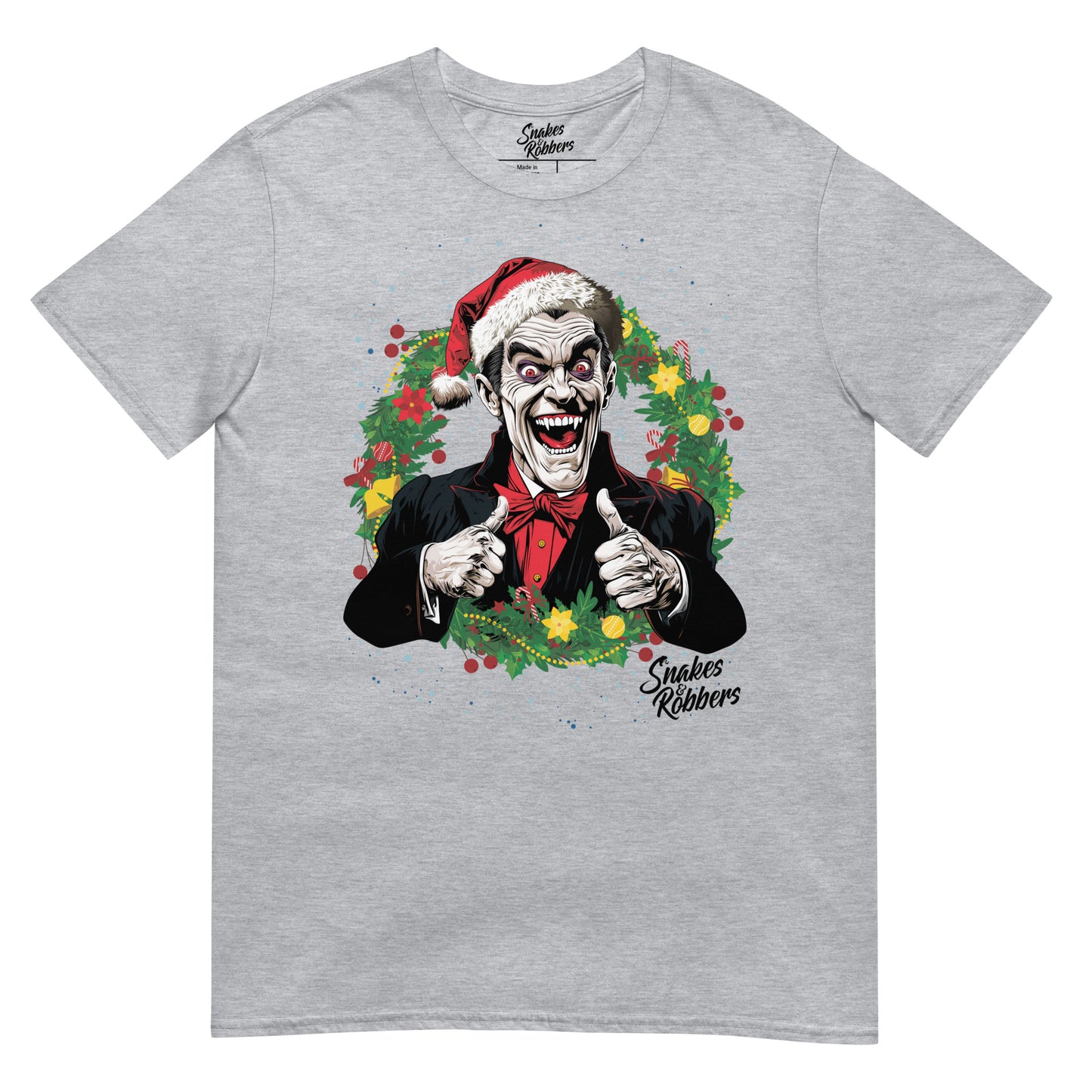 Festive Dracula Gildan Softstyle Unisex T-Shirt