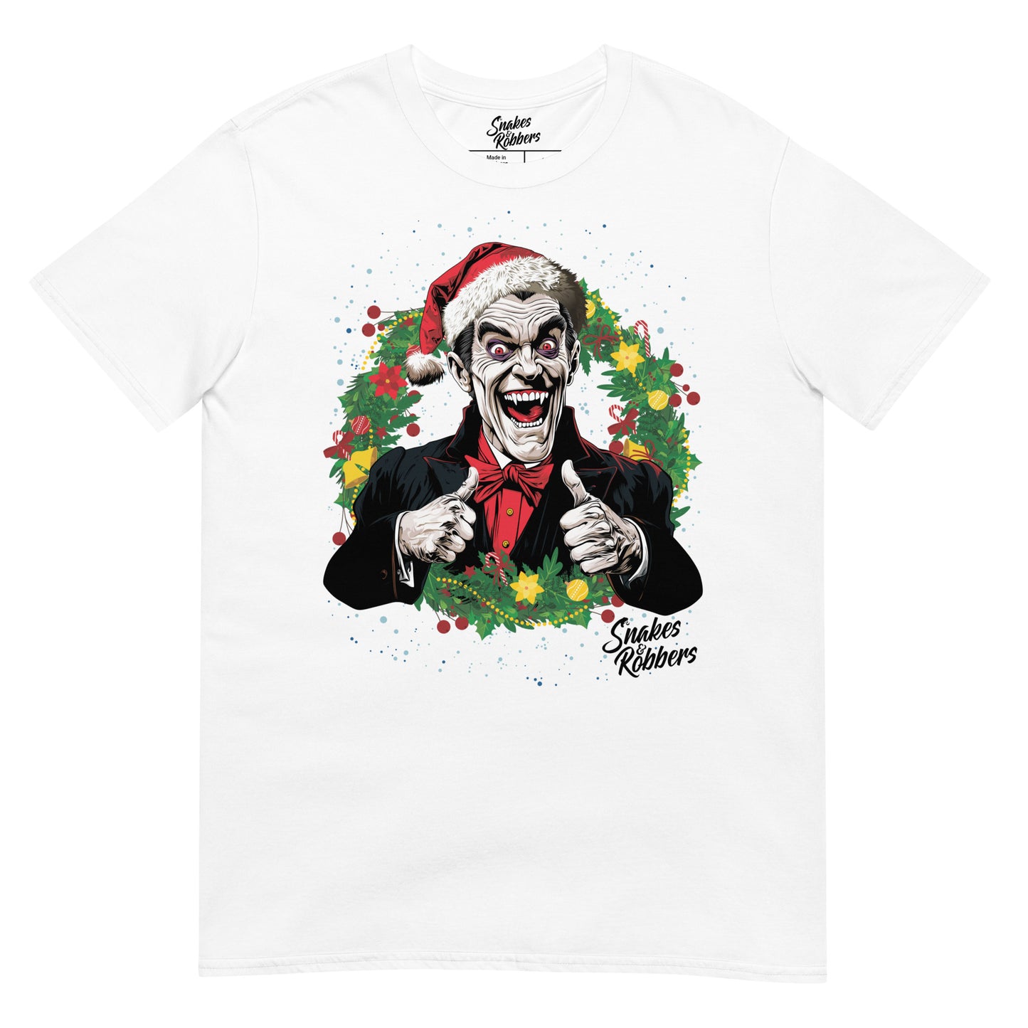 Festive Dracula Gildan Softstyle Unisex T-Shirt