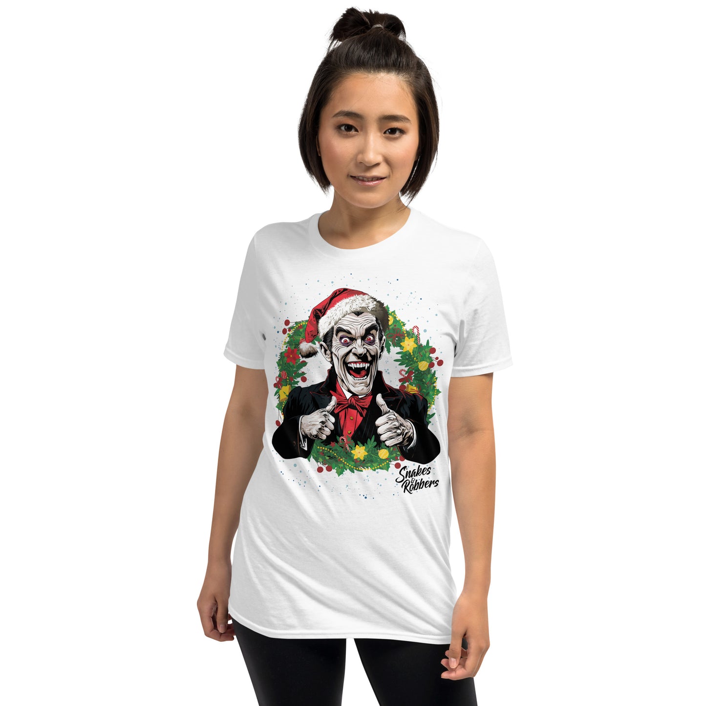 Festive Dracula Gildan Softstyle Unisex T-Shirt