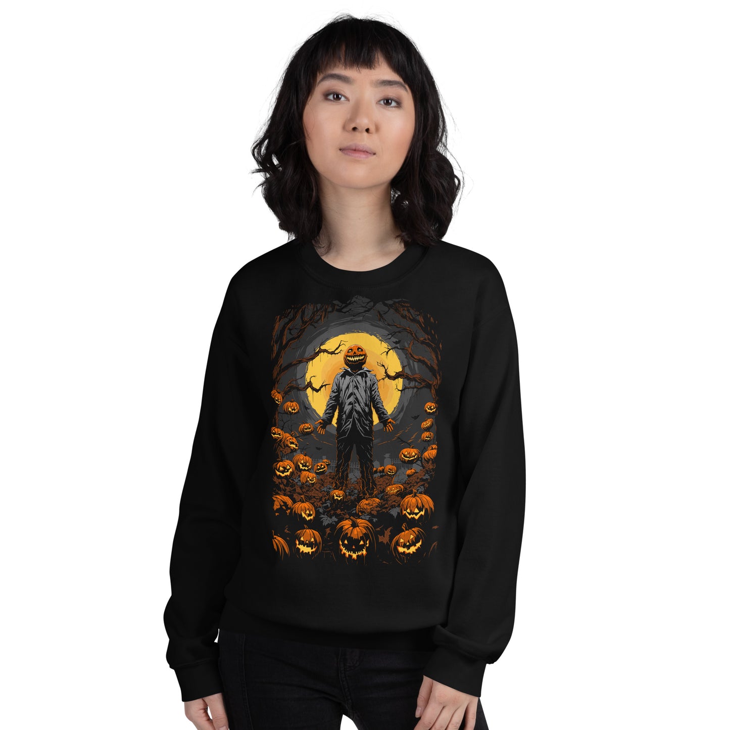 Pumpkin King and the Field of Frights Unisex Sweatshirt