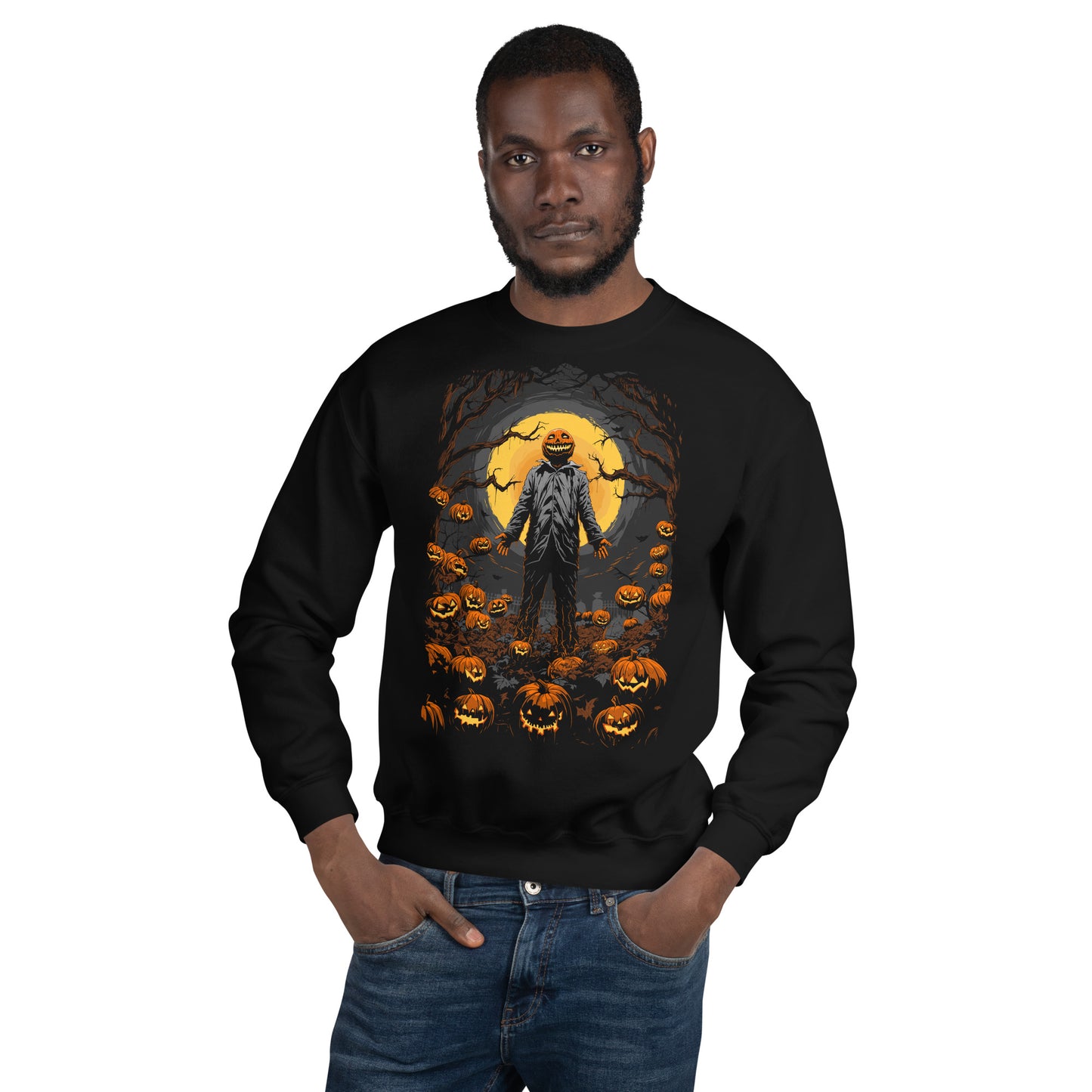 Pumpkin King and the Field of Frights Unisex Sweatshirt