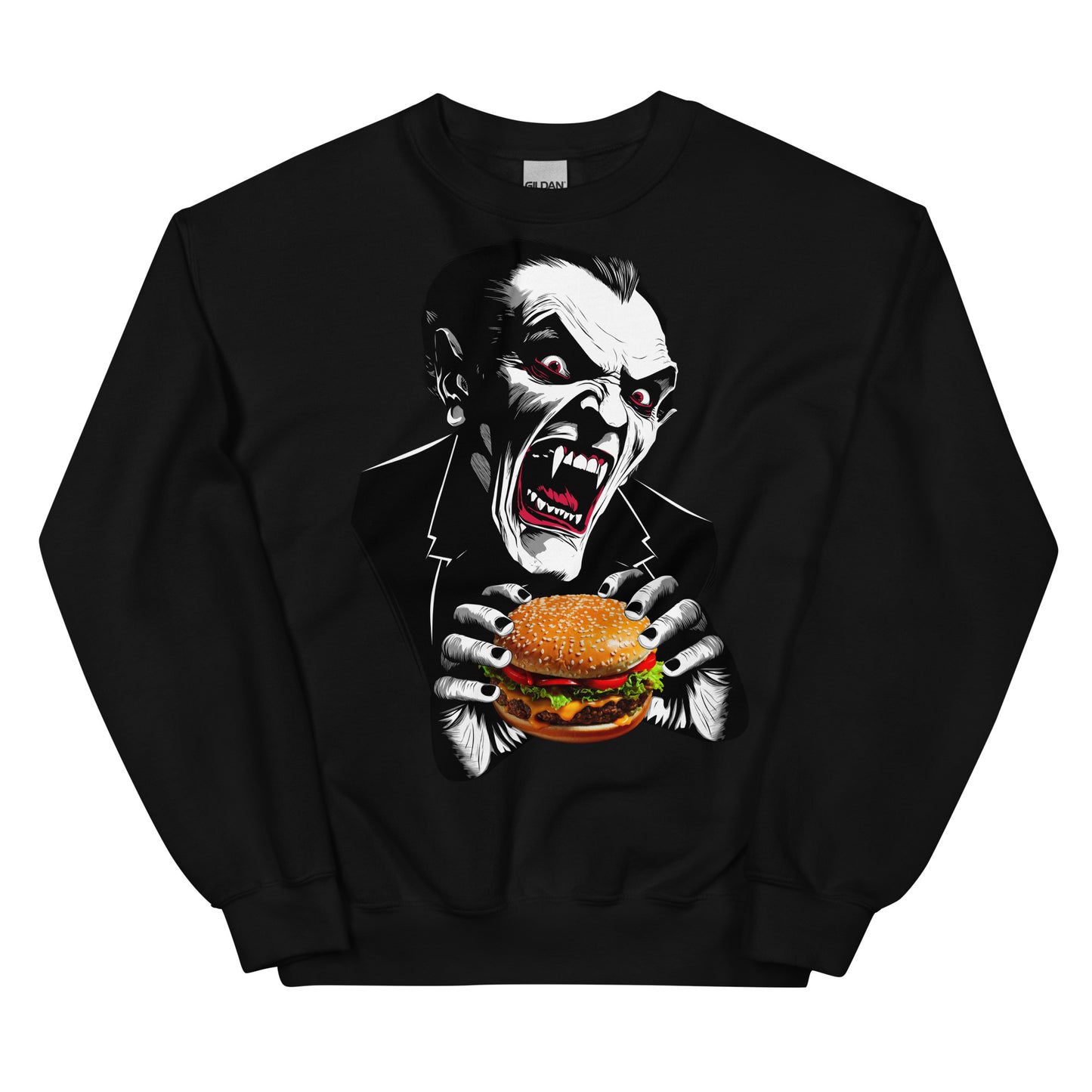 Count Cheese Burger Unisex Sweatshirt