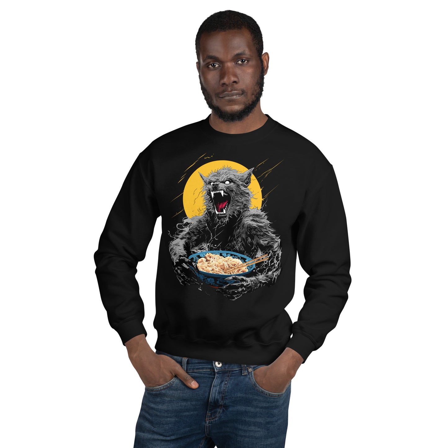 Ramen Wolf Unisex Sweatshirt