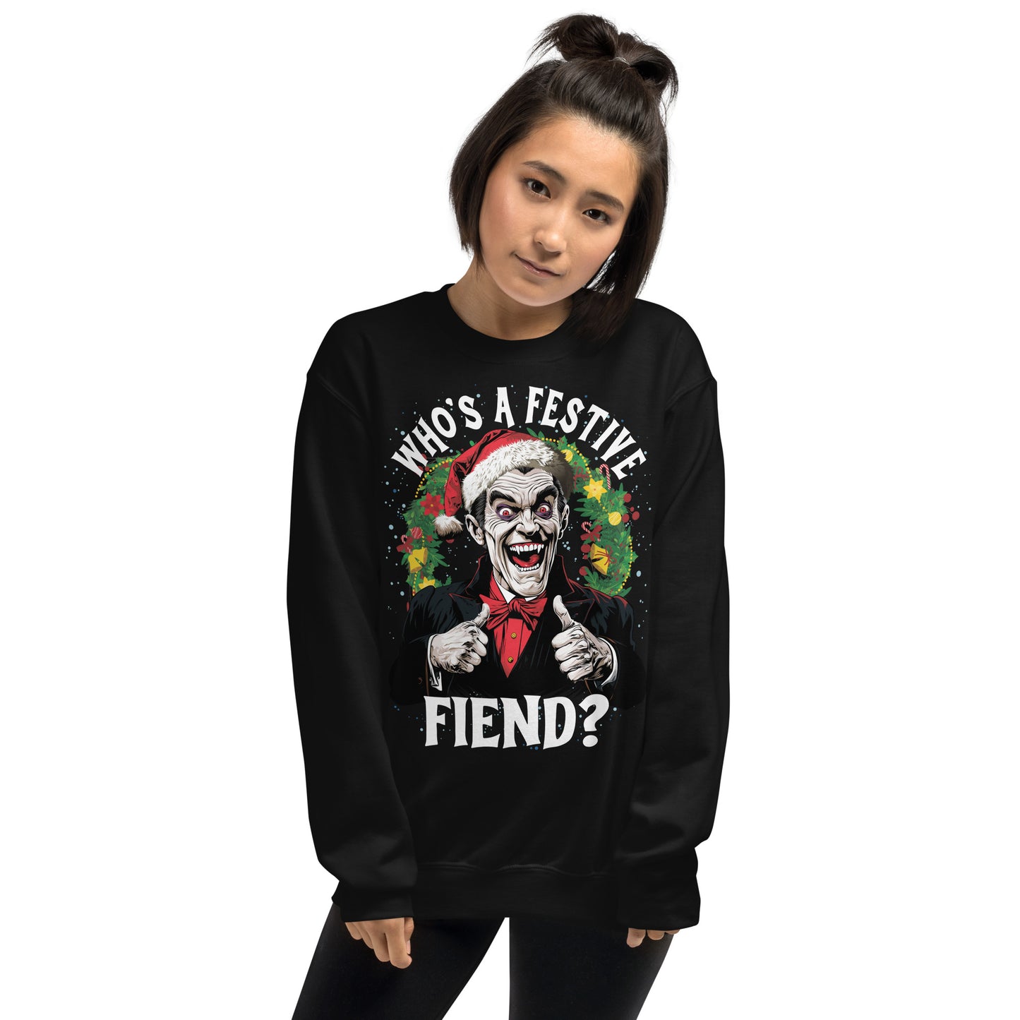 Who's a Festive Fiend Unisex Sweatshirt