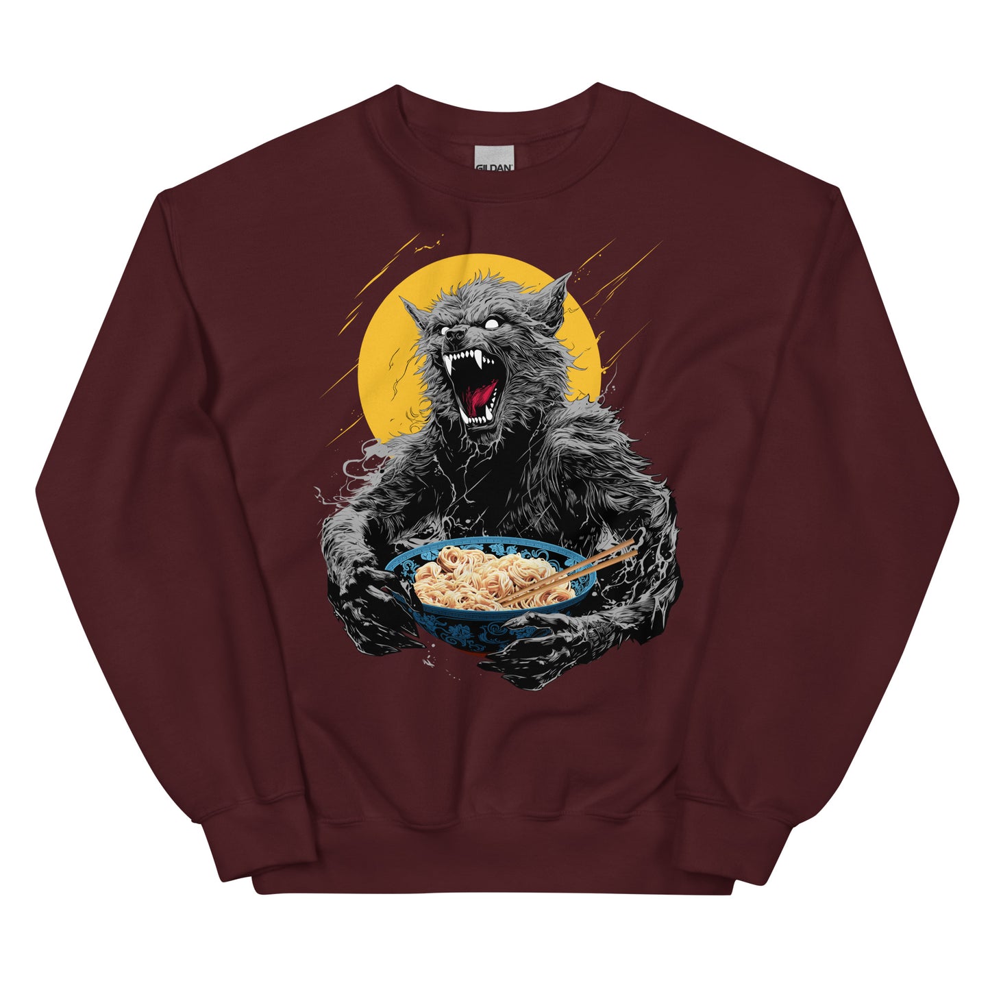 Ramen Wolf Unisex Sweatshirt