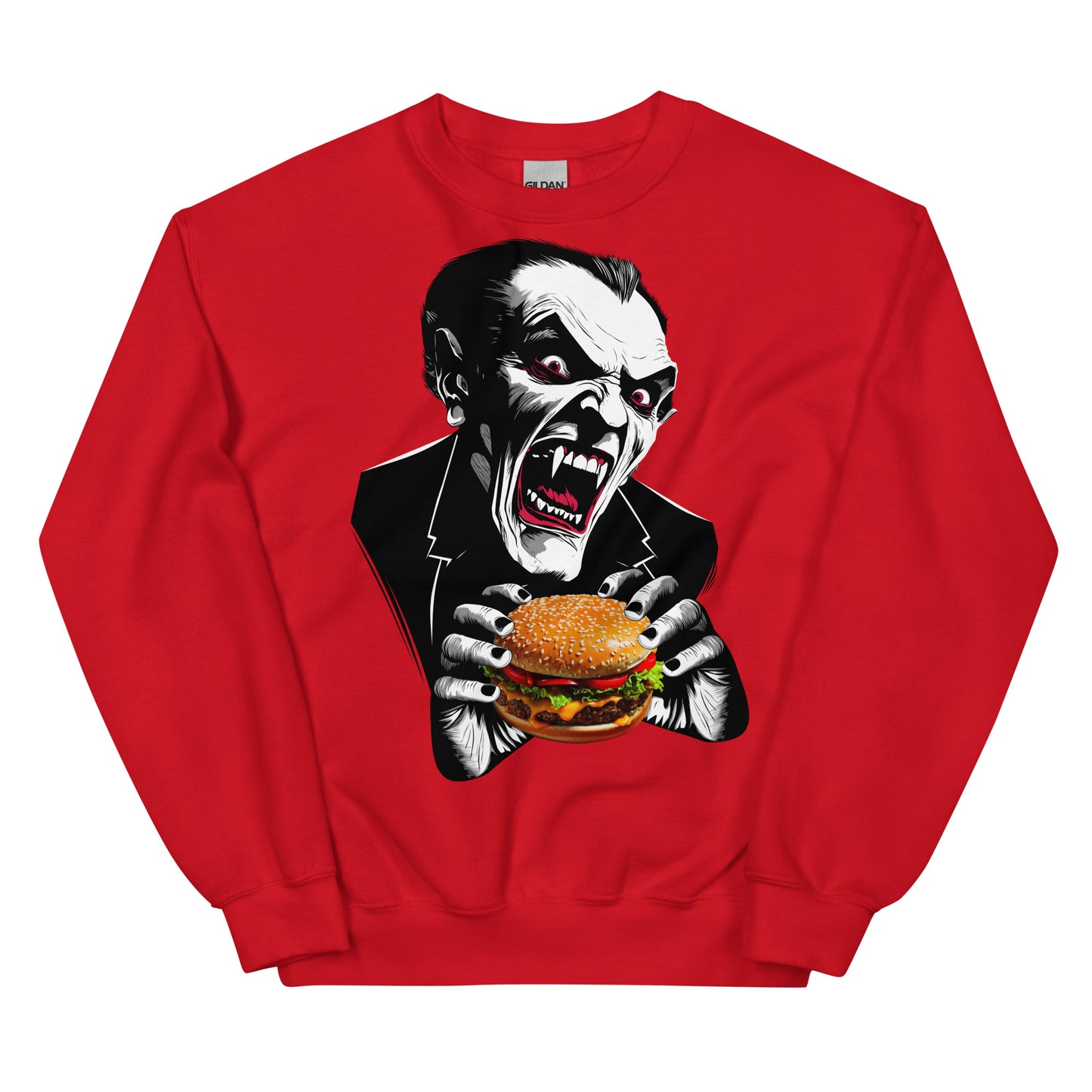 Count Cheese Burger Unisex Sweatshirt