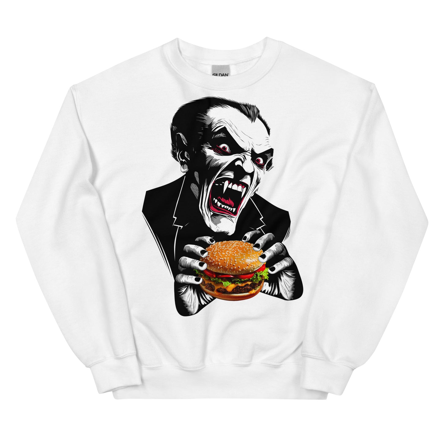 Count Cheese Burger Unisex Sweatshirt