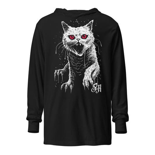 Swamp Cat Hooded long-sleeve tee