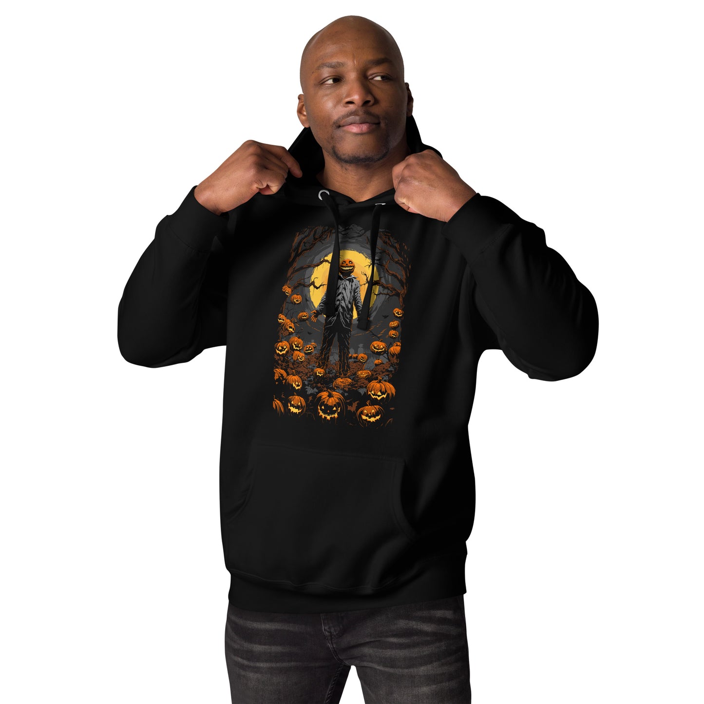 Pumpkin King and the Field of Frights Unisex Hoodie