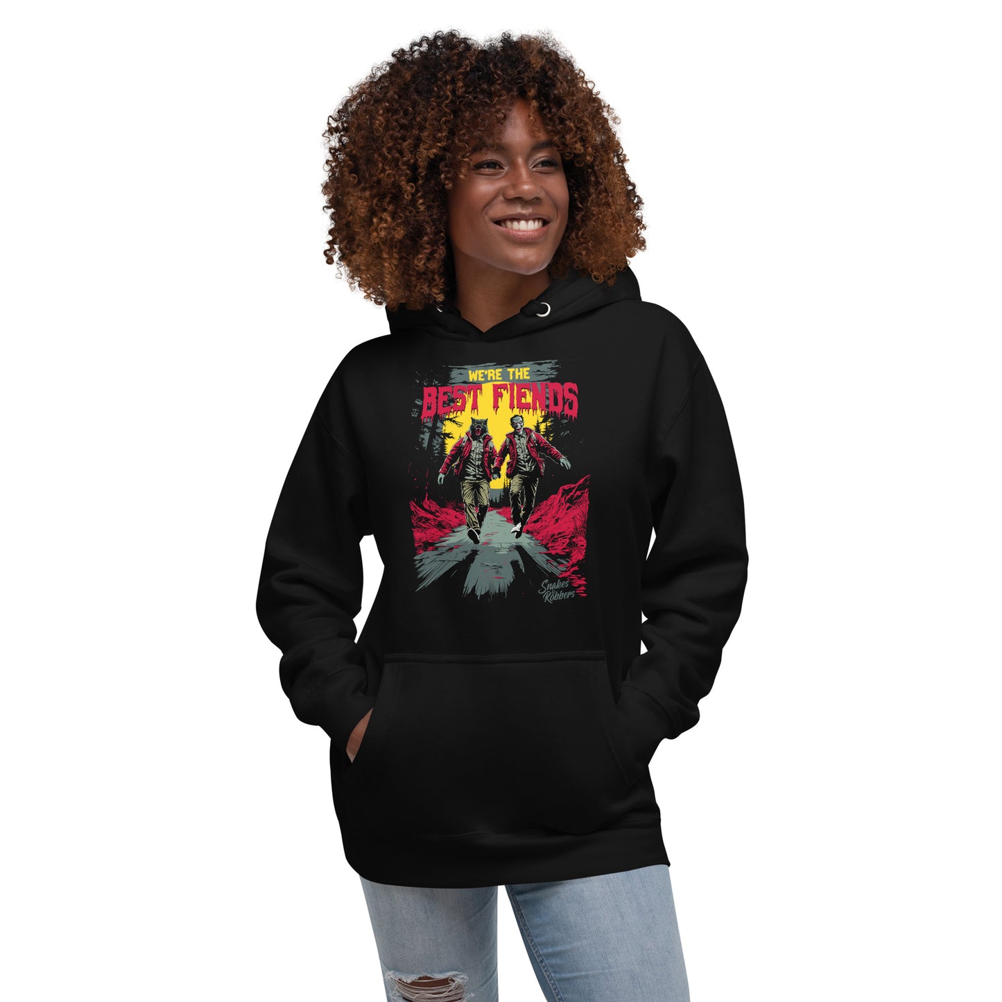 We're the Best Fiends Unisex Hoodie