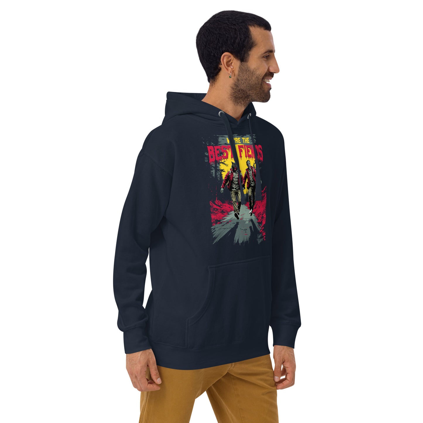 We're the Best Fiends Unisex Hoodie