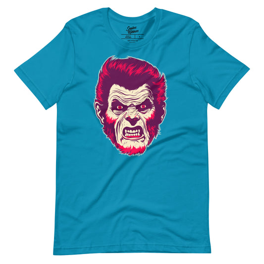 Aqua Wolfman Unisex Retail Fit T-shirt