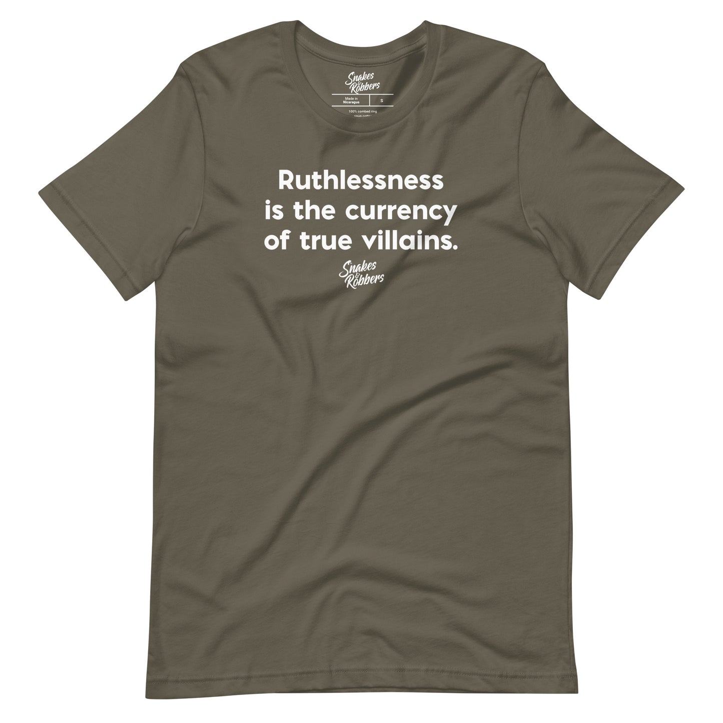 Ruthlessness is the currency Unisex Retail Fit T-Shirt