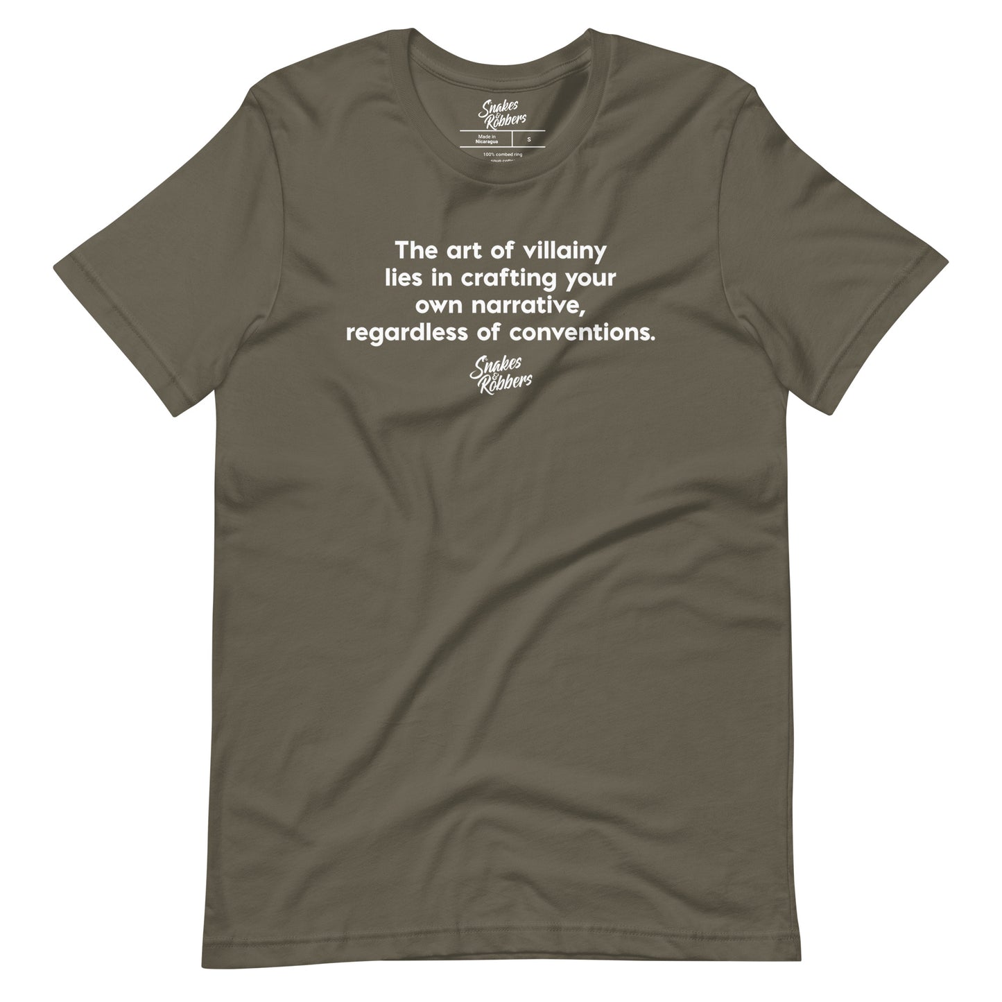 The art of villainy Unisex Retail Fit T-Shirt