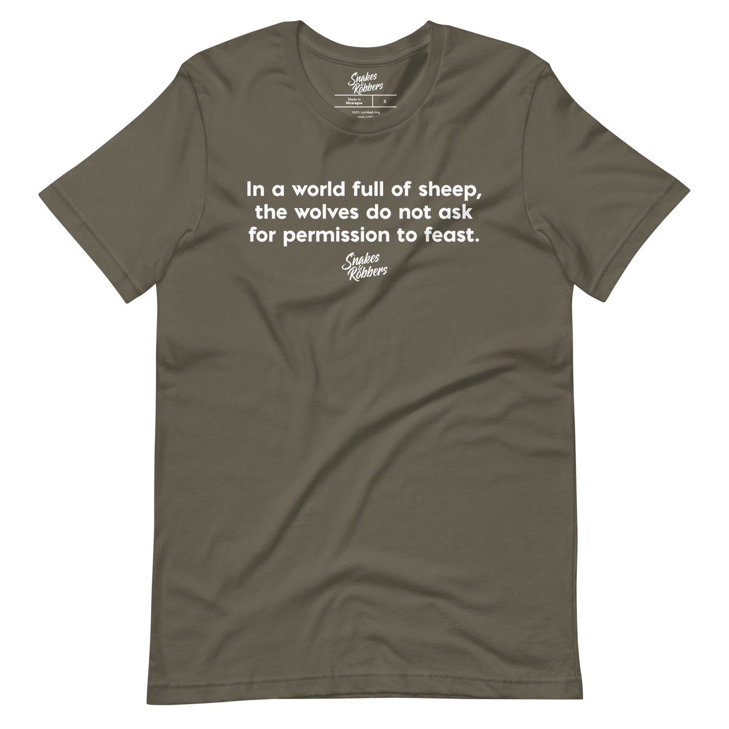 In a world full of sheep Unisex Retail Fit T-Shirt