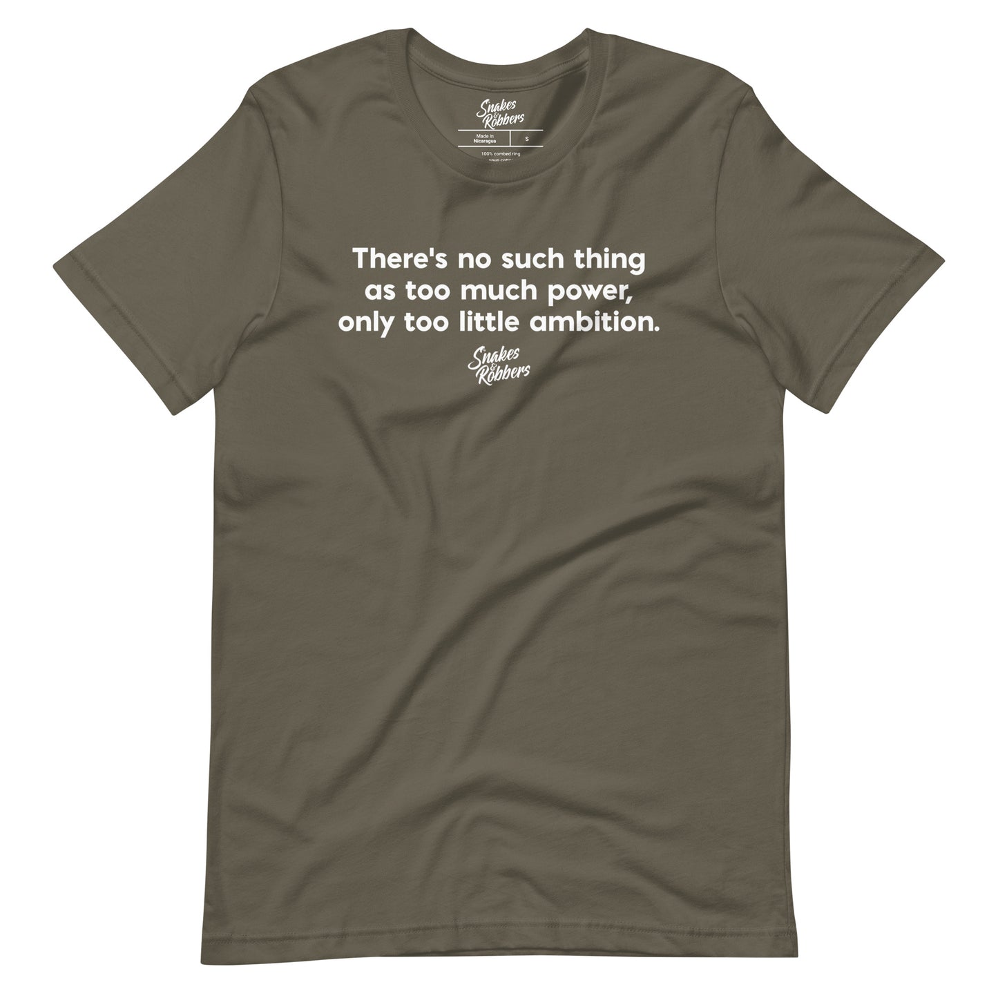 There's no such thing as too much power Unisex Retail Fit T-Shirt