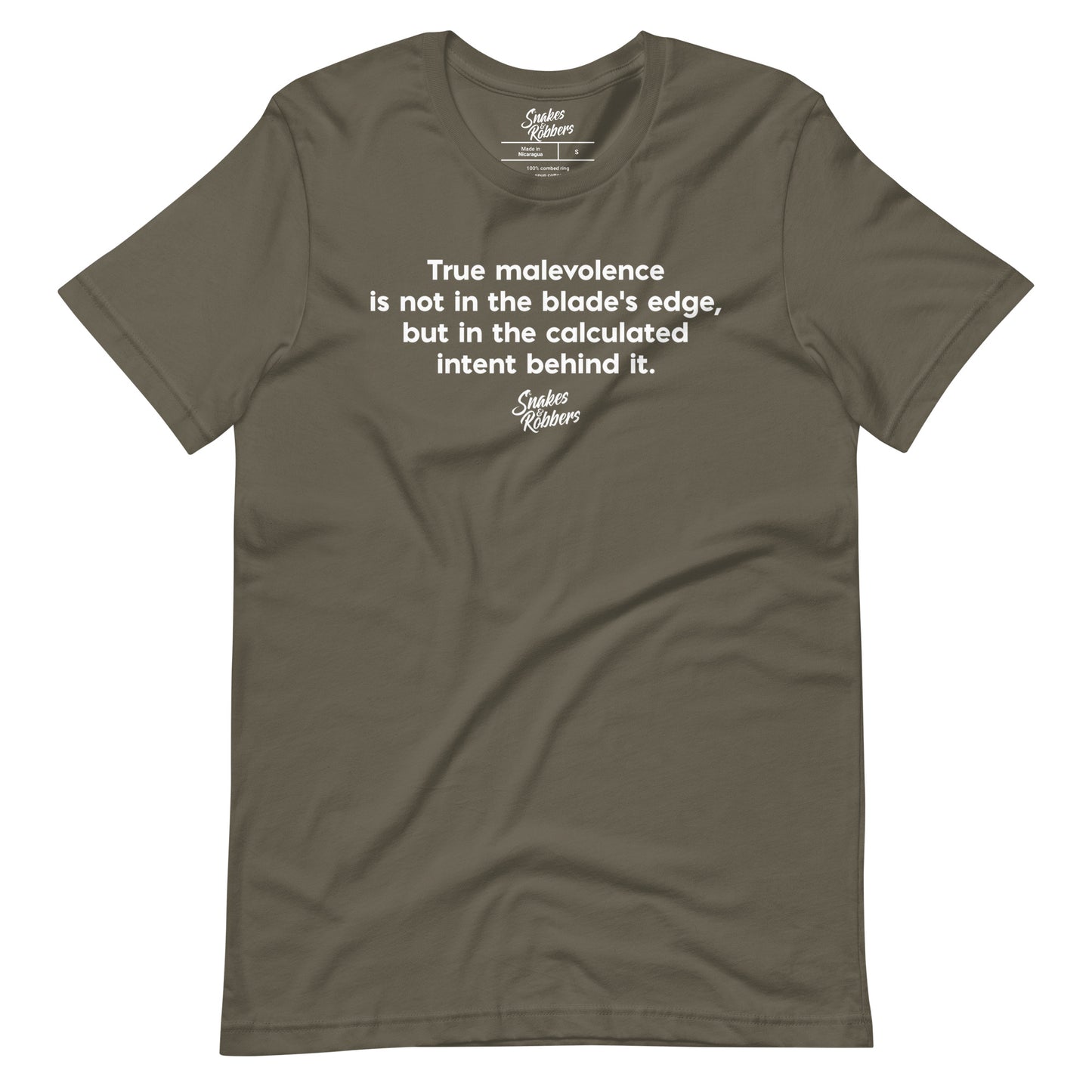 True malevolence is not in the blade's edge Unisex Retail Fit T-Shirt