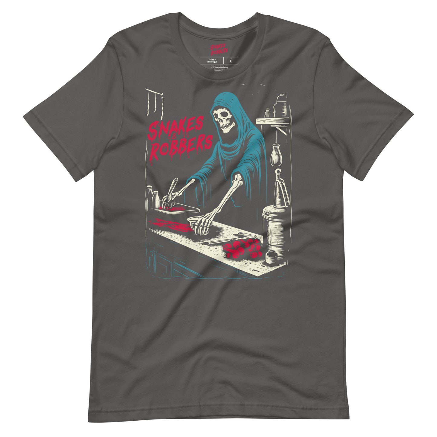 Butcher Shop Grim Reaper Unisex Retail Fit T-Shirt