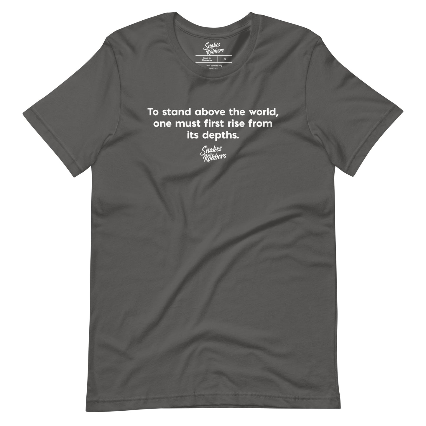 Stand above the World Unisex Retail Fit T-Shirt