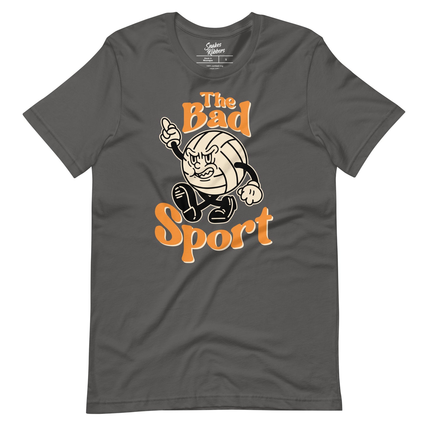 Volleyball The Bad Sport Unisex Retail Fit T-Shirt