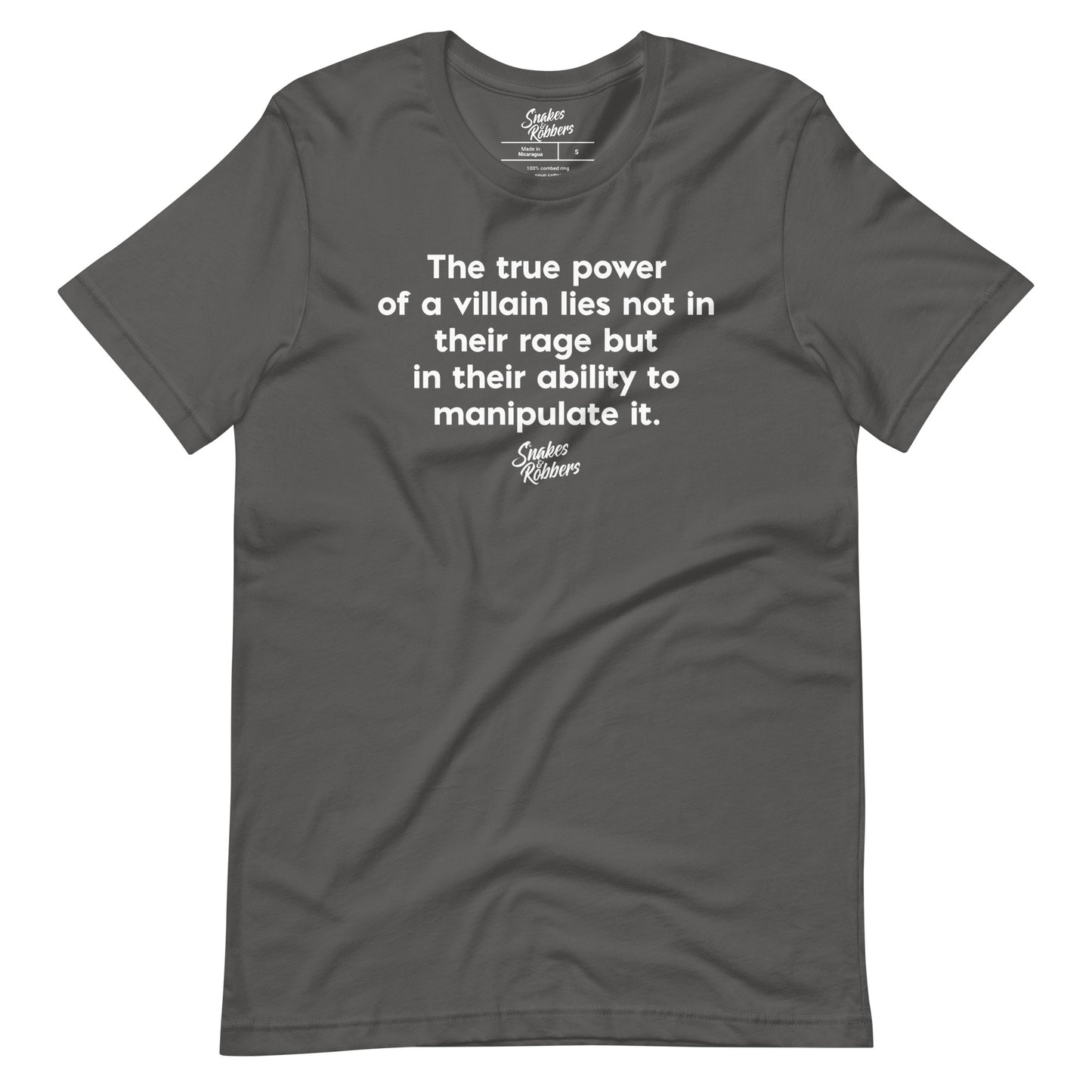 The true power of a villain Unisex Retail Fit T-Shirt