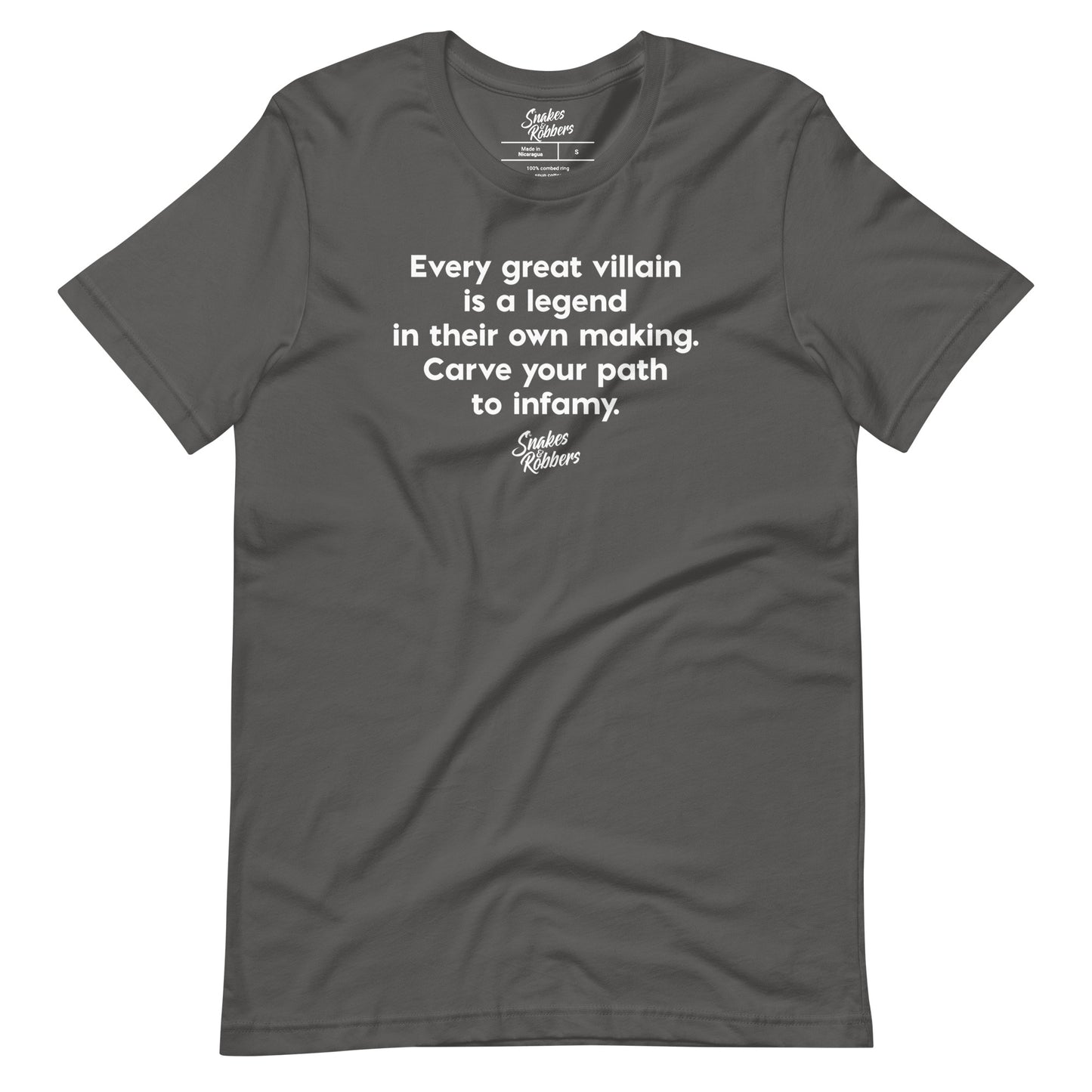 Every great villain Unisex Retail Fit T-Shirt