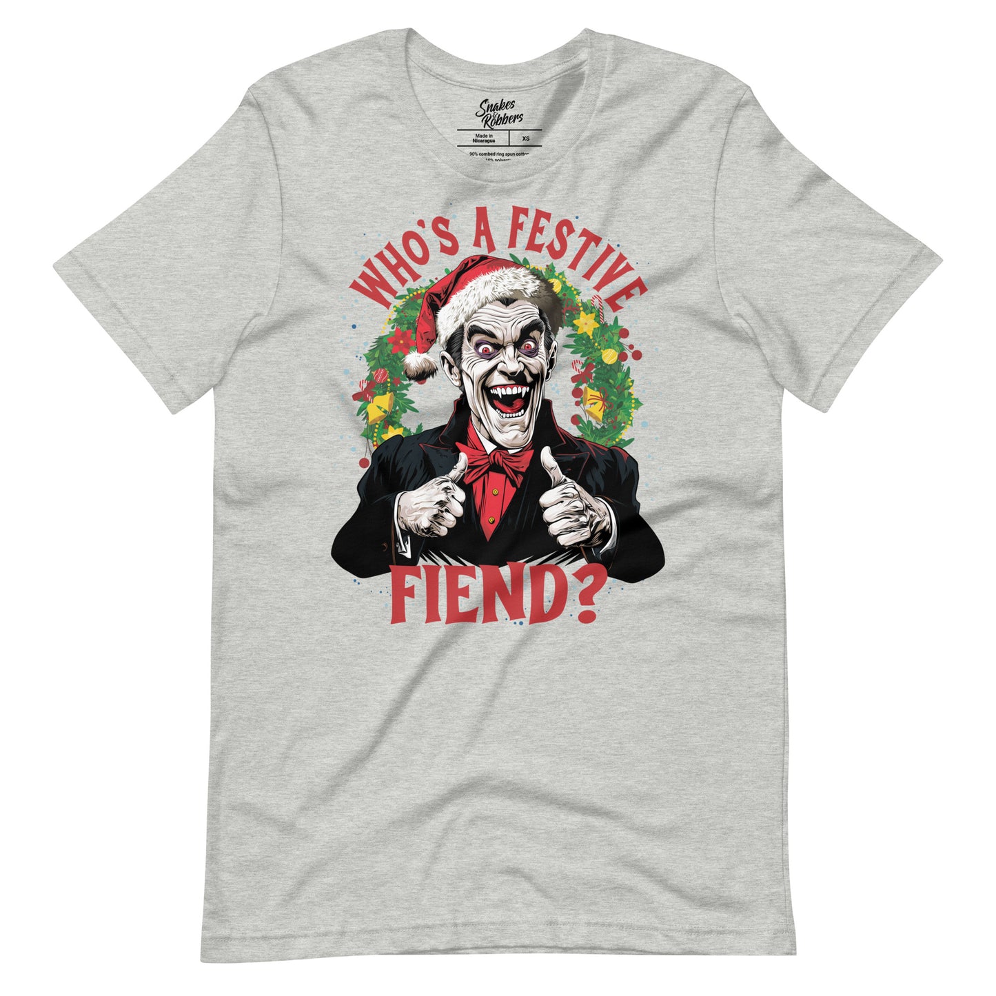 Who's a Festive Fiend? Unisex Retail Fit T-Shirt