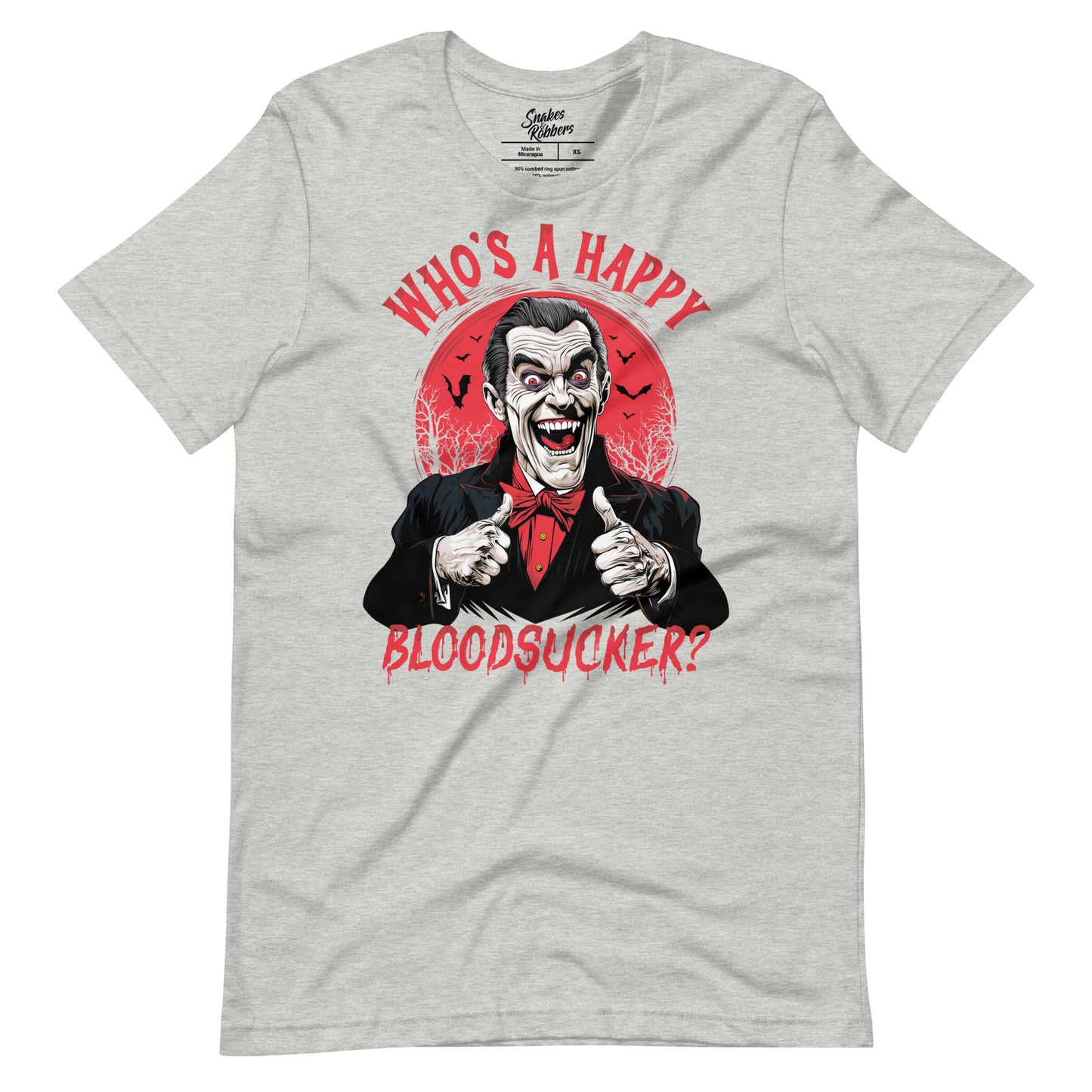 Who's a Happy Bloodsucker? Unisex Retail Fit T-Shirt