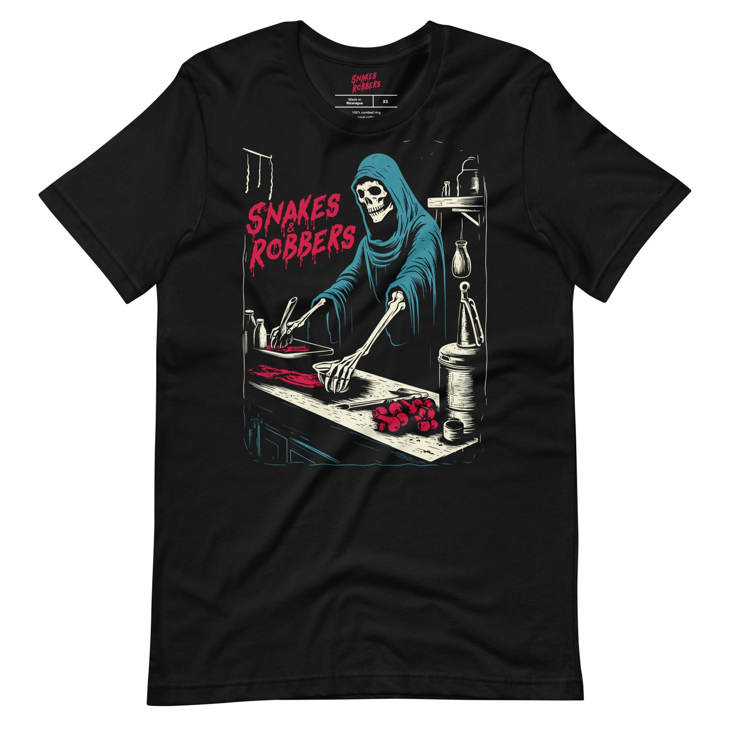 Butcher Shop Grim Reaper Unisex Retail Fit T-Shirt