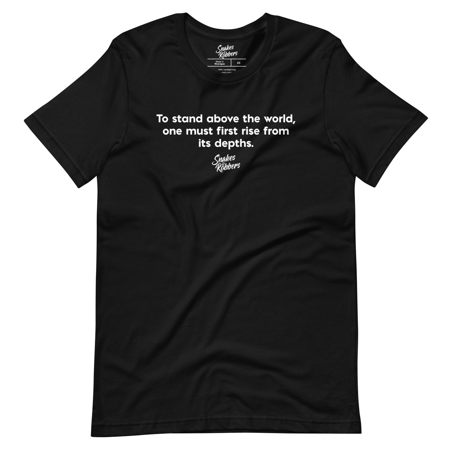 Stand above the World Unisex Retail Fit T-Shirt