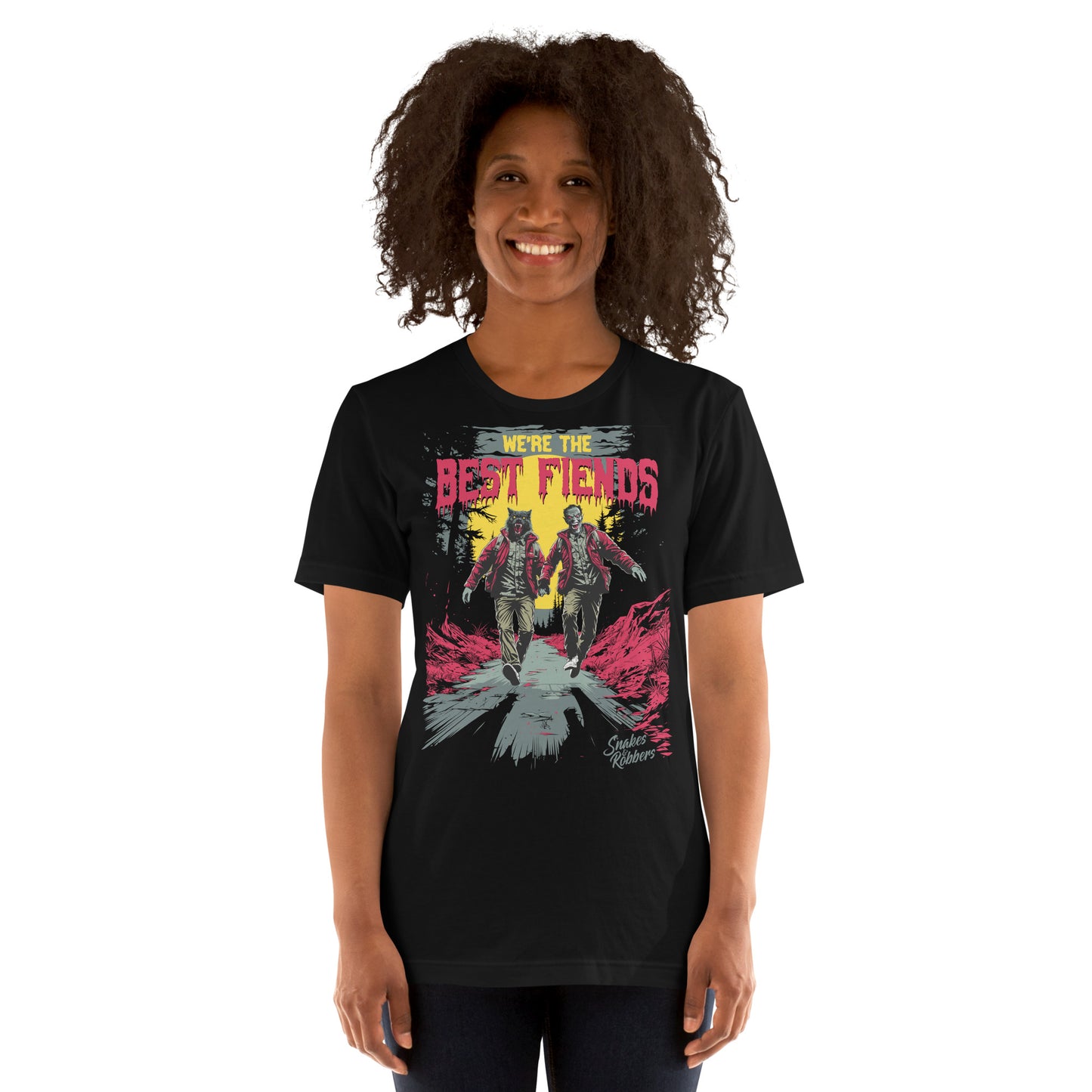 We're the Best Fiends Unisex Retail Fit T-Shirt