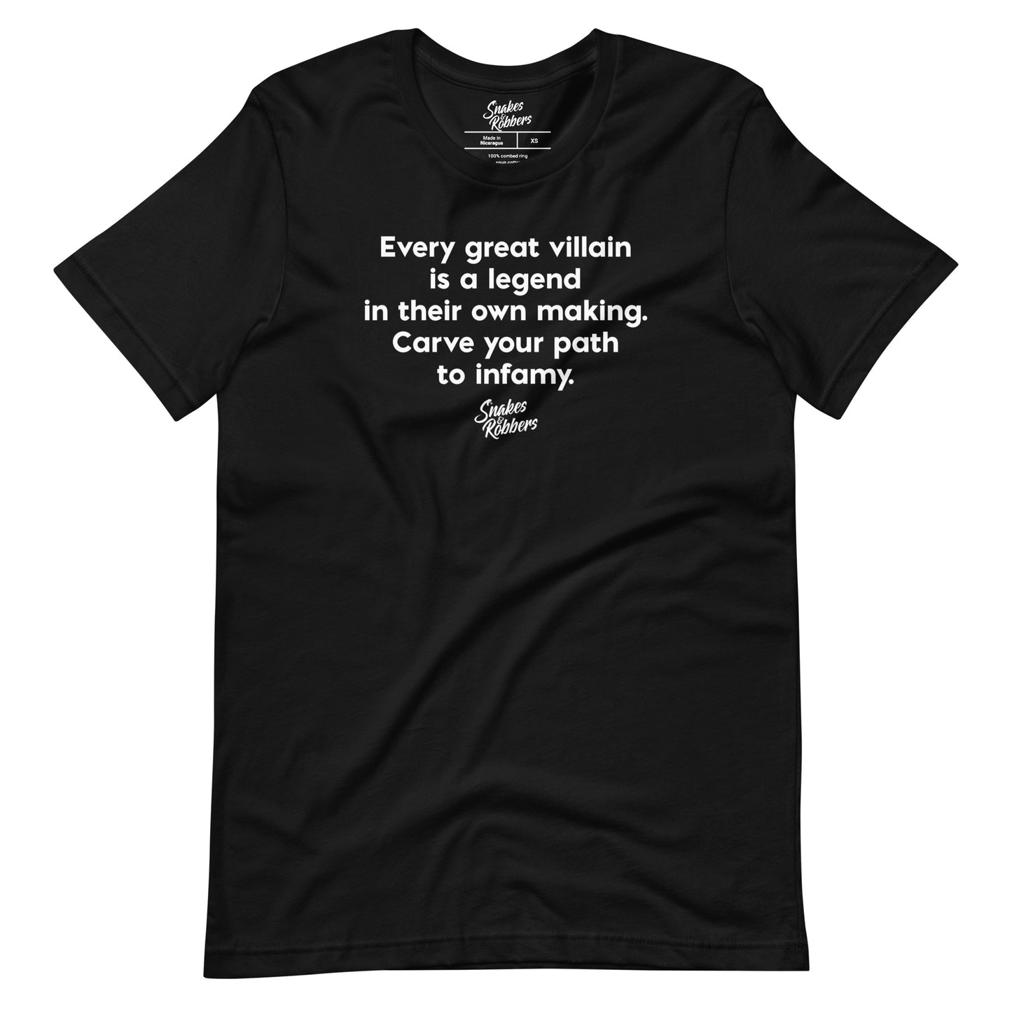 Every great villain Unisex Retail Fit T-Shirt