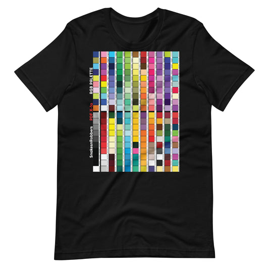 Color swatches 2024 Unisex t-shirt