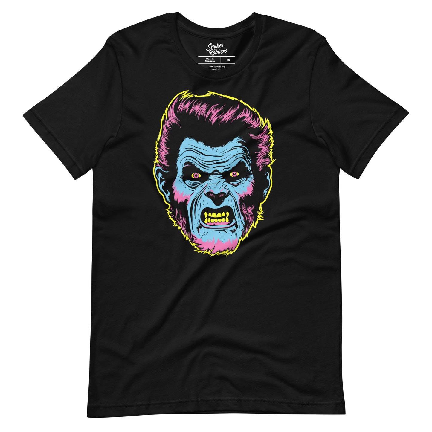 Black Wolfman Unisex Retail Fit T-shirt