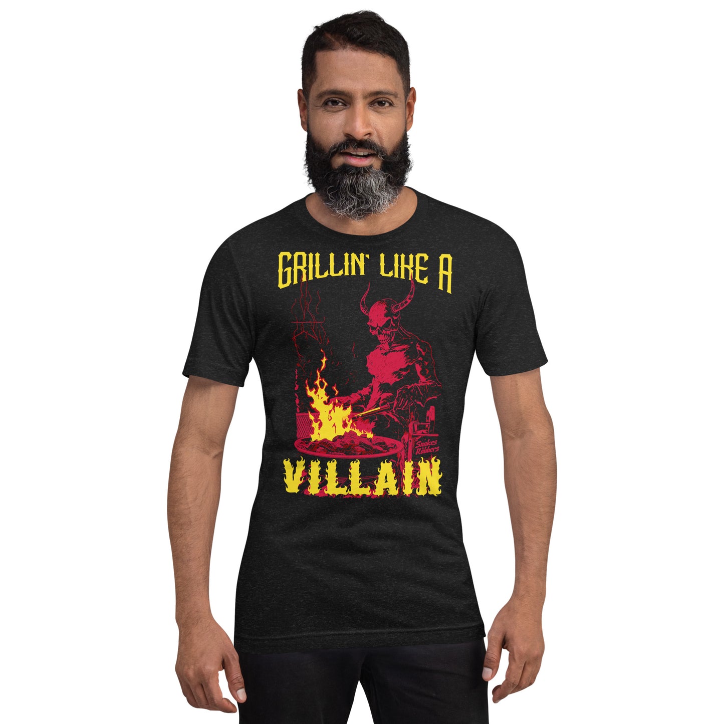 Grillin' like a Villain Devil Unisex Retail Fit T-Shirt