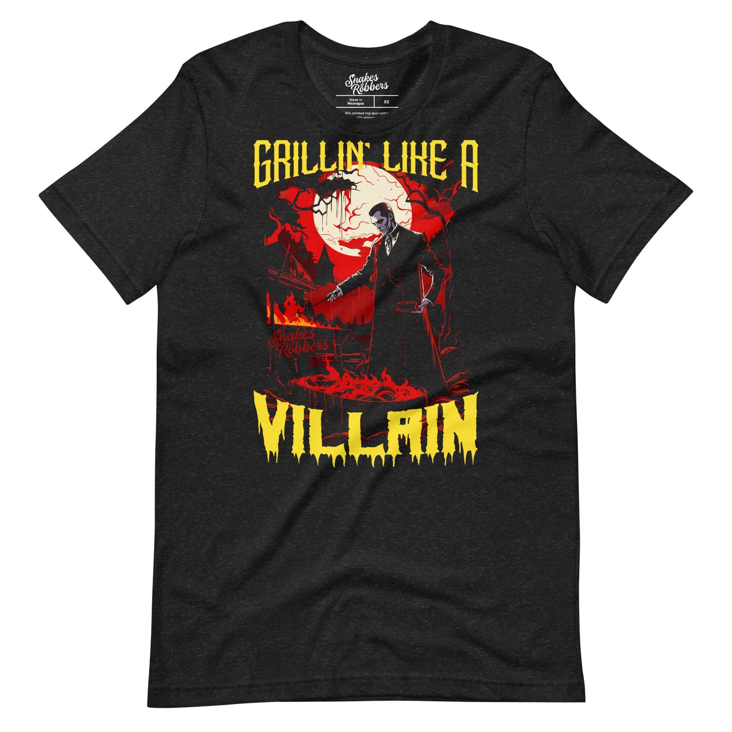 Grillin' like a Villain Dracula Unisex Retail Fit T-Shirt