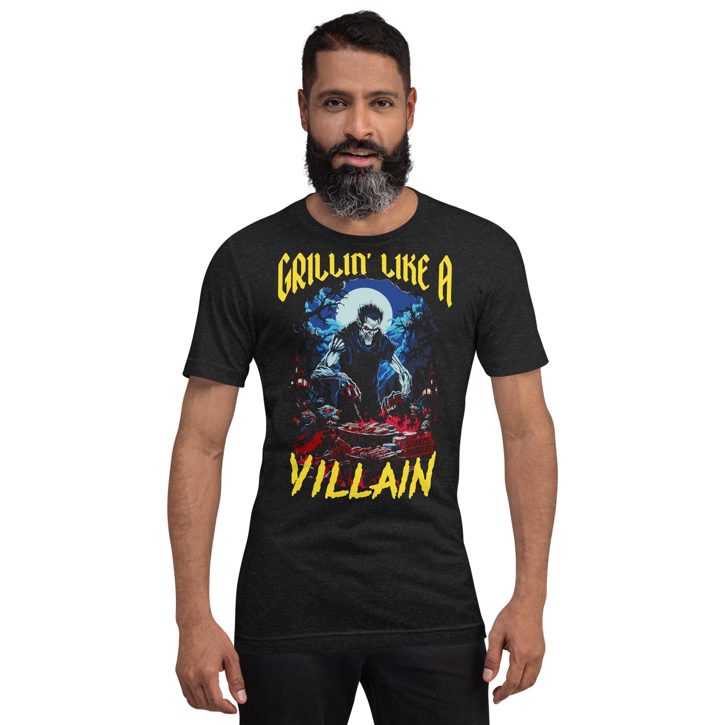 Grillin' like a Villain Ghoul Unisex Retail Fit T-Shirt