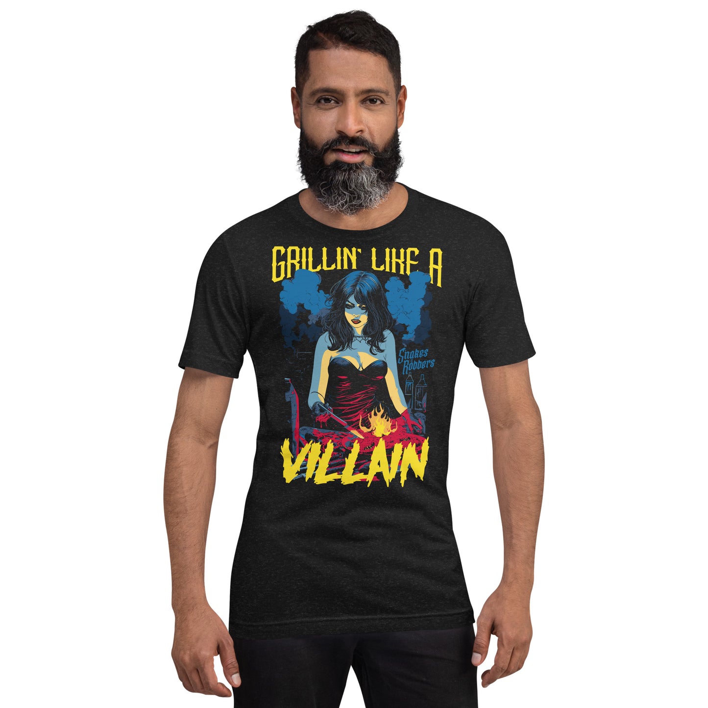 Grillin' like a Villain Vampiress Unisex Retail Fit T-Shirt