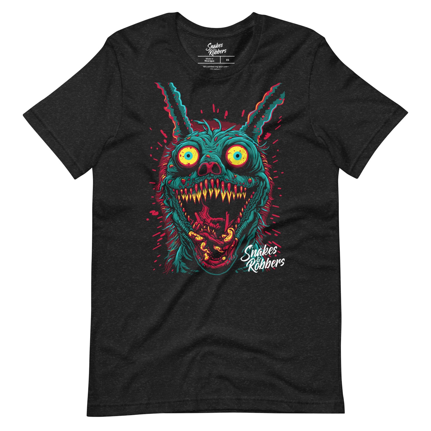 Psychedelic Monster Rabbit Unisex Retail Fit T-Shirt