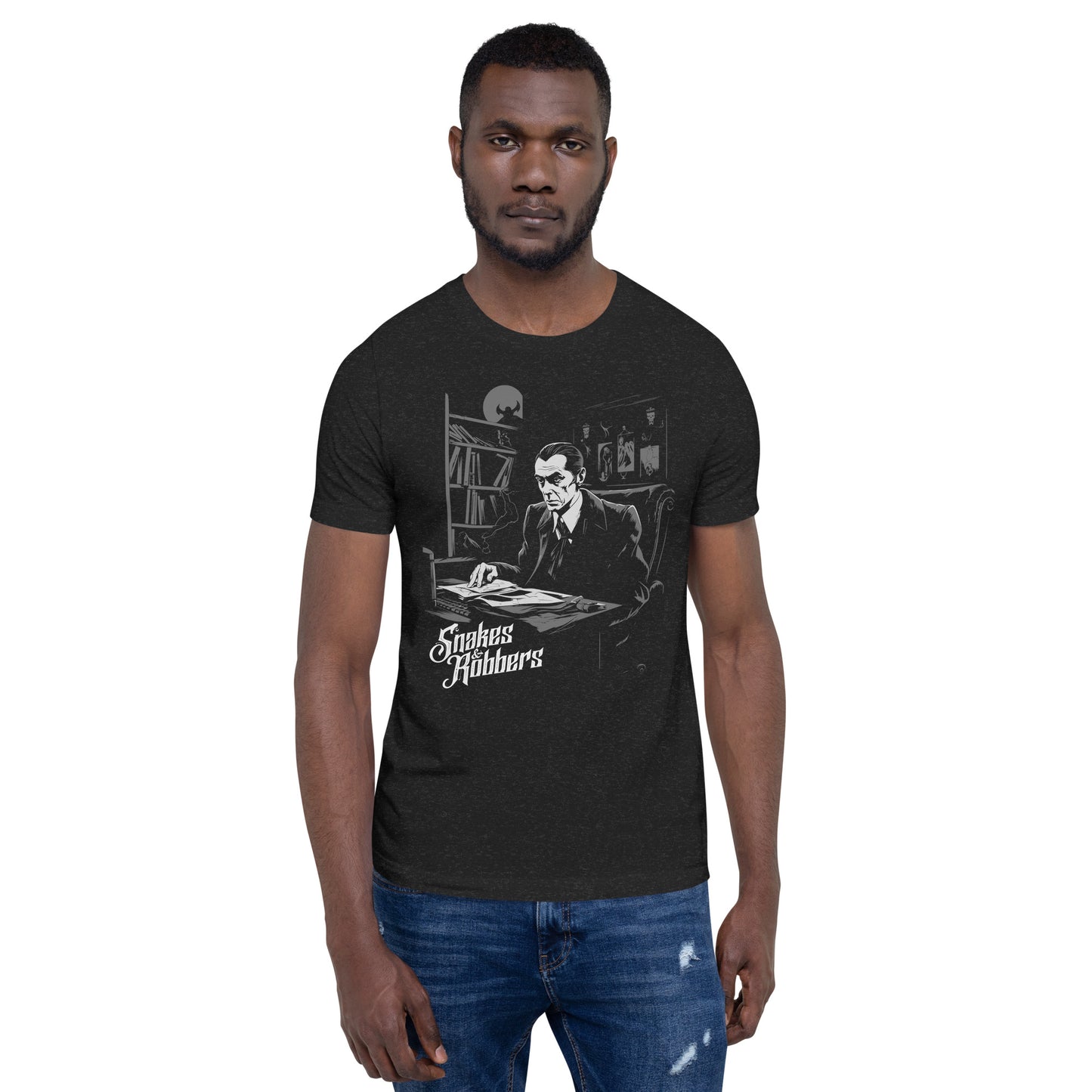 White Collar Dracula Unisex Retail Fit T-Shirt