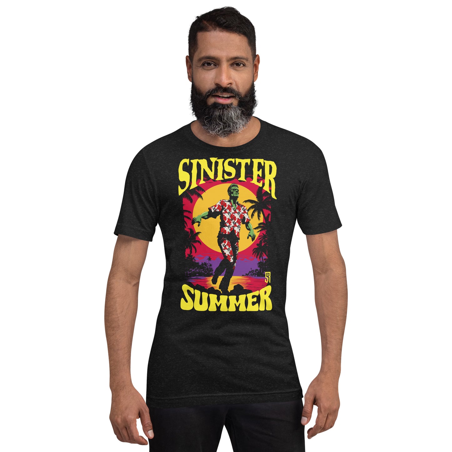 Sinister Summer Frankenstein Unisex Retail Fit T-Shirt