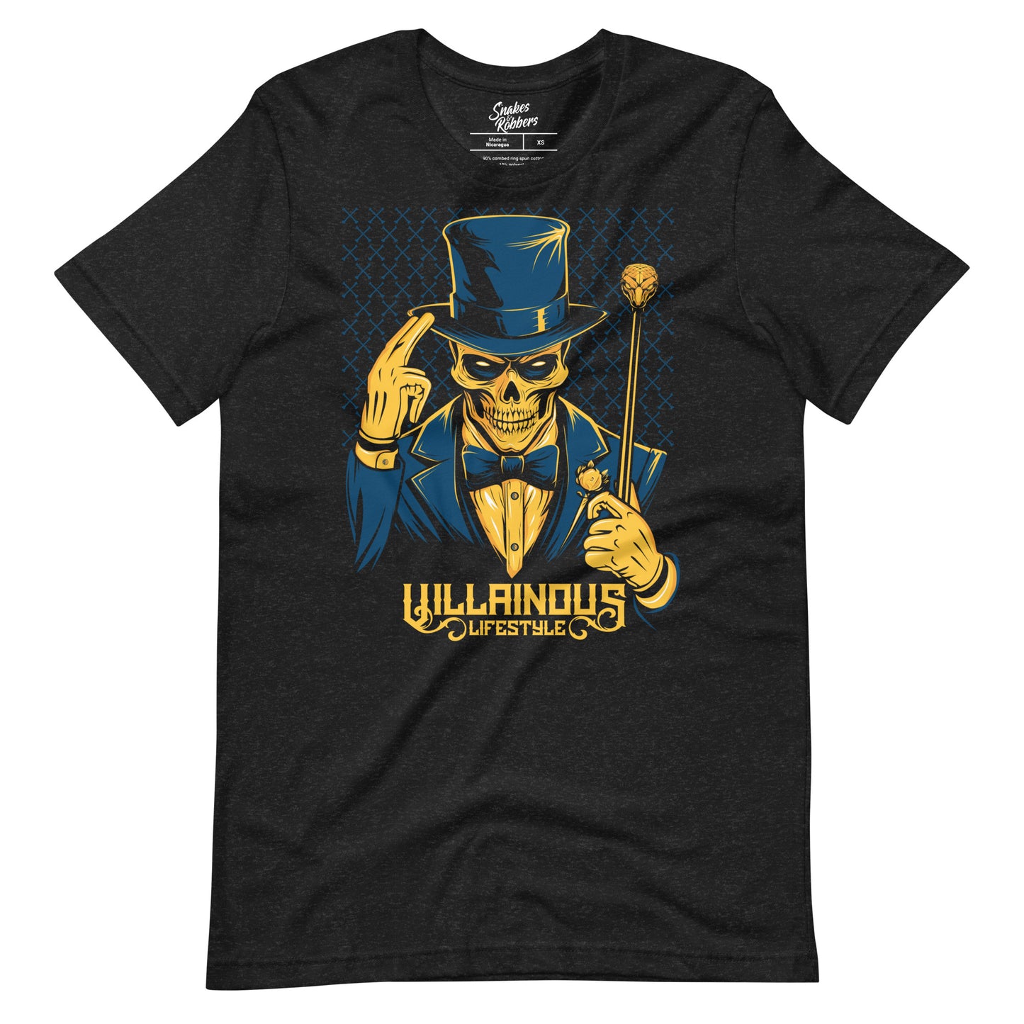 Villainous Lifestyle Skeleton Unisex Retail Fit T-Shirt